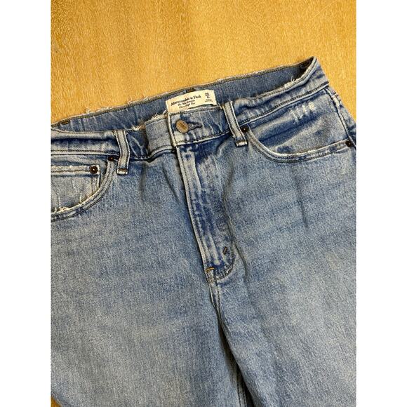 Abercrombie The 90s Straight Ultra High Rise Jeans Size 28/6S - Picture 2 of 6